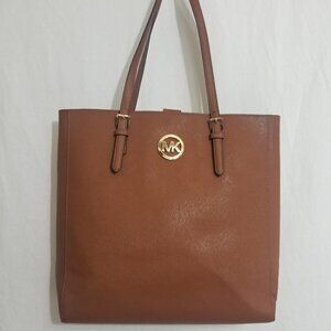 Michael Kors saffiano leather large Jet Set Tote